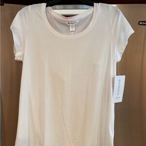 Athleta Women's White Stratus ll Short Sleeve Tee